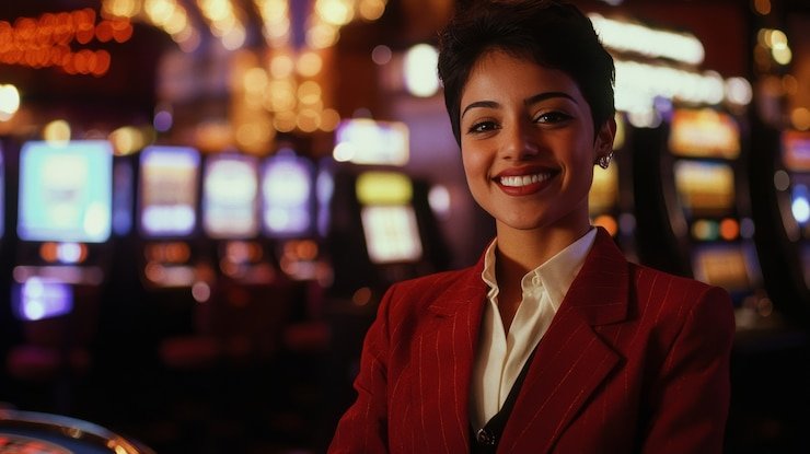 Pengguna menikmati hiburan sports dan casino moyang4d di perangkat portabel